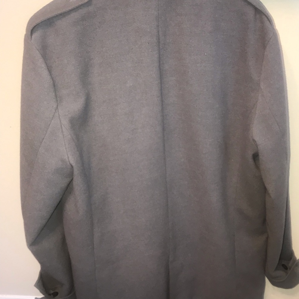 Men's Gray Wool Jacket - image 6